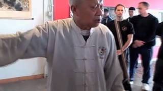 Master Chen Qing Zhou Calligraphy and Tai Chi Practice part 24 [upl. by Garek]