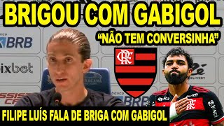 “NÃO TEM CONVERSINHA” FILIPE LUÍS FALA SOBRE BRIGA COM GABIGOL CIRURGIA ARRASCA COLETIVA FLAMENGO [upl. by Kizzie]