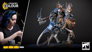 How To Paint LordVigilant on Gryphstalker  Advanced  Warhammer Age of Sigmar [upl. by Analrahc]