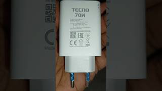 Tecno 70 Watts Charger 🔋🔌 mobile charger 70W [upl. by Anielram]