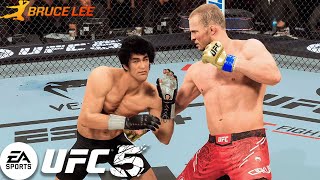 UFC 5  Bruce Lee VS Misha Cirkunov  PS5 [upl. by Eatnuhs]