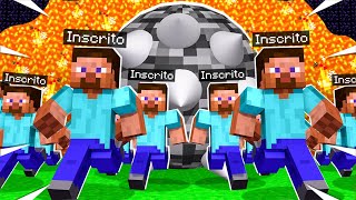 coloquei 100 inscritos para sofrerem no Minecraft [upl. by Coady]