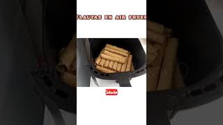 FLAUTAS DE POLLO EN AIR FRYER airfryer comidamexicana [upl. by Arick107]