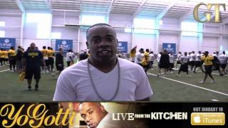 Yo Gotti in the Pittsburgh Steelers War Room [upl. by Nimesay]