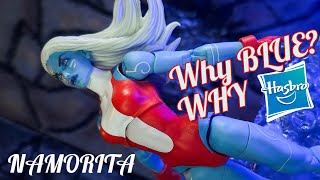 Why so blue about Namorita Hasbro Marvel Legends Void BAF Namorita action figure review marvel [upl. by Martainn]