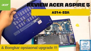 Review Laptop Acer Aspire 5 A51452K  Opsional Upgrade [upl. by Rodolfo302]