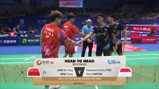 Liang WeikengWang Chang CHN vs Muhammad Shohibul FikriDaniel Marthin INA  China Open 2024 R16 [upl. by Ribble]