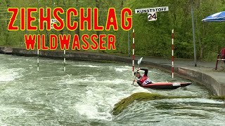 Ziehschlag Aufwärtstore Wildwasser  Kanuslalom [upl. by Akkahs910]