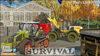 Survival in No Mans Land Ep153🔹Fertilizing Fields w Manure amp Digestate Subsoiling🔹FS 22 [upl. by Inalaehak961]