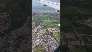 Flight over Windsor Castle windsorcastle england [upl. by Ailido]