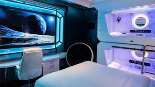 Luxury Theme room Fantasyland Hotel  Spaceship room  Edmonton 🇨🇦 [upl. by Hauhsoj]