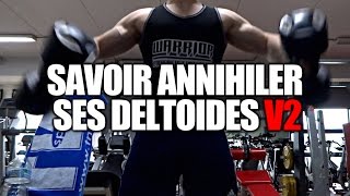 Savoir annihiler ses deltoïdes en 5 exercices [upl. by Aliwt]