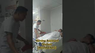 NURSING ASSISTANT STUDENT RESTRAINTS [upl. by Kellina134]