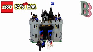 LEGO Castle Black Falcons 6074 Black Falcons Fortress  Review 1986 [upl. by Solotsopa]