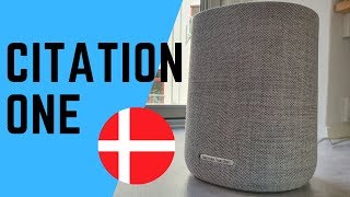 Harman Kardon Citation One  GOD LYD amp GOOGLE ASSISTANT [upl. by Neelyam527]