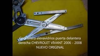 Cremallera elevavidrios puerta delantera derecha CHEVROLET VIVANT [upl. by Nivled]