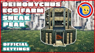 Ark Deinonychus Egg Farm Build Showcase [upl. by Nolahc]