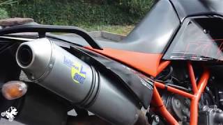 KTM 950 SMR Leo Vince Exhaust sound [upl. by Ylus557]