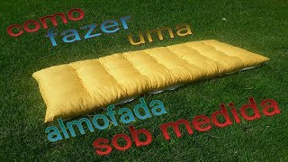 COMO É FABRICADO UMA ALMOFADA FUTON SOB MEDIDA [upl. by Des]