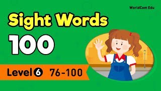 Learn English through Sight Words  Sight Words Level 6  Lesson 1620  76 seven  100 seat [upl. by Adalia563]