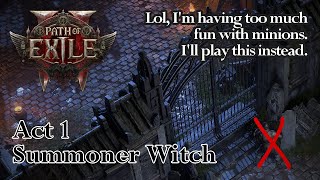 【 Path of Exile 2 Early Access 】 Act 1 Summoner Witch Swapping from Mercenary [upl. by Julita]