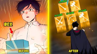 he opened 10000 luck boxes to get SSS rank skills and equipment  Manhwa Recap [upl. by Alyt179]