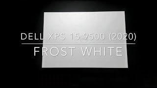 XPS 15 9500 2020 FROST WHITE UNBOXING [upl. by Diane]