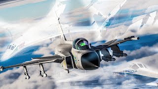 Saab JAS 39 Gripen SIMULATOR  Gripen Protects NATO BASE From Russian Cruise Attack  DCS 2K [upl. by Yarahs702]