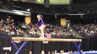 Katelyn Ohashi  Balance Beam Finals  2012 Kelloggs Pacific Rim Championships [upl. by Reiko]