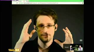 Edward Snowden on the First Amendment Livestream in Hawaii [upl. by Behre617]