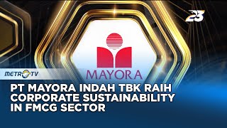 People of The Year 2023 PT Mayora Indah TBK Raih Corporate Sustainability in FMCG Sector [upl. by Niwrek]