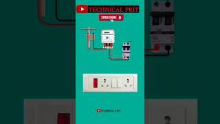 TransferCurrentBordConectionsamitarMCBconection ⚡shorts electrical connection [upl. by Acinomal]