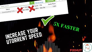 How to increase uTorrent download speed [upl. by Haddad570]