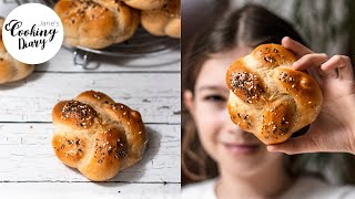 Kaiser rolls  Easy Kaiser rolls recipe  Super simple and tasty recipe for breakfast [upl. by Ydiarf]