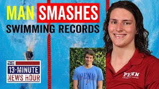 Biological Male Lia Thomas SMASHES Womens Swimming Records  Bobby Eberle Ep 440 [upl. by Leatrice453]