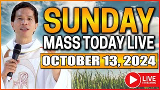 SUNDAY FILIPINO ONLINE LIVE MASS TODAY  OCTOBER 13 2024  FR FIDEL ROURA [upl. by Anirbus829]