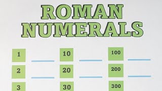 Writing Numbers to Roman Numerals  Teacher Gon [upl. by Emmerich]