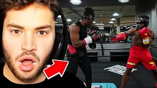 Adin Ross Reacts To iShowSpeed vs KSI [upl. by Kata]