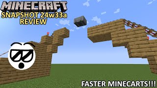 Minecraft Snapshot Review 24w33a [upl. by Lalittah368]