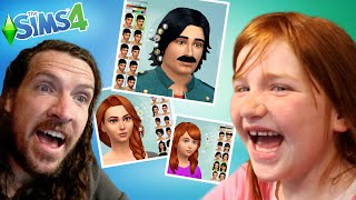 ADLEY makes OUR FAMiLY in Sims 4 Realistic looking Dad Mom Niko and Navey play house in game [upl. by Renzo]