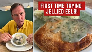 Reviewing Goddards PIE AND MASH with JELLIED EELS [upl. by Ashlie]