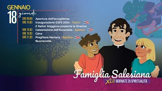 18 GENNAIO 2024  POMERIGGIO  GIORNATE DI SPIRITUALITÀ DELLA FAMIGLIA SALESIANA 2024 [upl. by Hembree950]