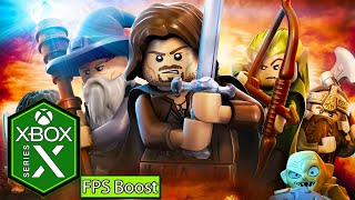 LEGO Lord of the Rings Xbox Series X Gameplay FPS Boost [upl. by Eimmaj773]