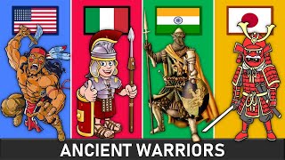 Ancient Warriors From Different Countries [upl. by Airdnekal]