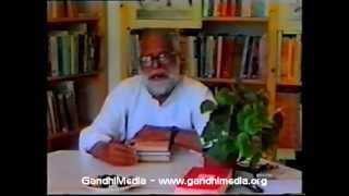 SV Govindan spinning and talking about his days with Vinoba Bhave Berlin May 1985 [upl. by Notsle]