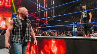 BROCK LESNAR RETURNS FULL SEGMENT WWE SMACKDOWN [upl. by Accebber281]