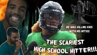 The Hardest Hitting High School Football Player Ive Ever Seen Fotu Leiato Highlights Reaction [upl. by Wieren410]