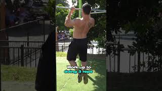 Pull Ups For Beginners 3 of 6 Negative Pull Ups [upl. by Enhpad]