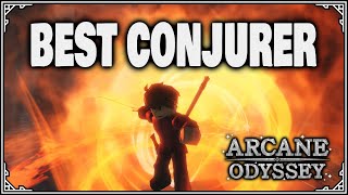 The BEST CONJURER BUILDSMAGICS IN 117  Arcane Odyssey [upl. by Ahsenhoj]