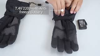 Winter Construction Anti cut Hand Protection leather Work Gloves [upl. by Ahsataj]